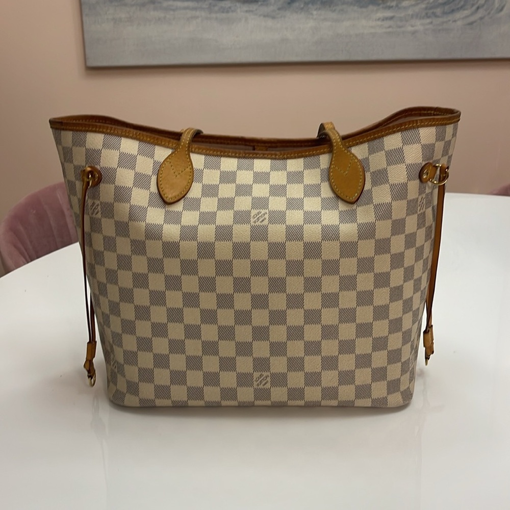 Louis Vuitton Neverfull MM in Damier Azure Ballerine - Picture 5 of 14
